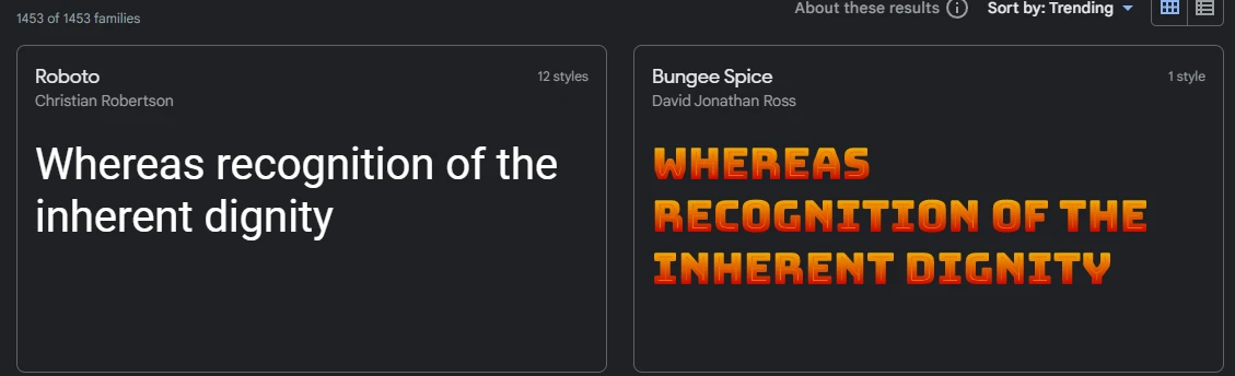 Image from Google Fonts